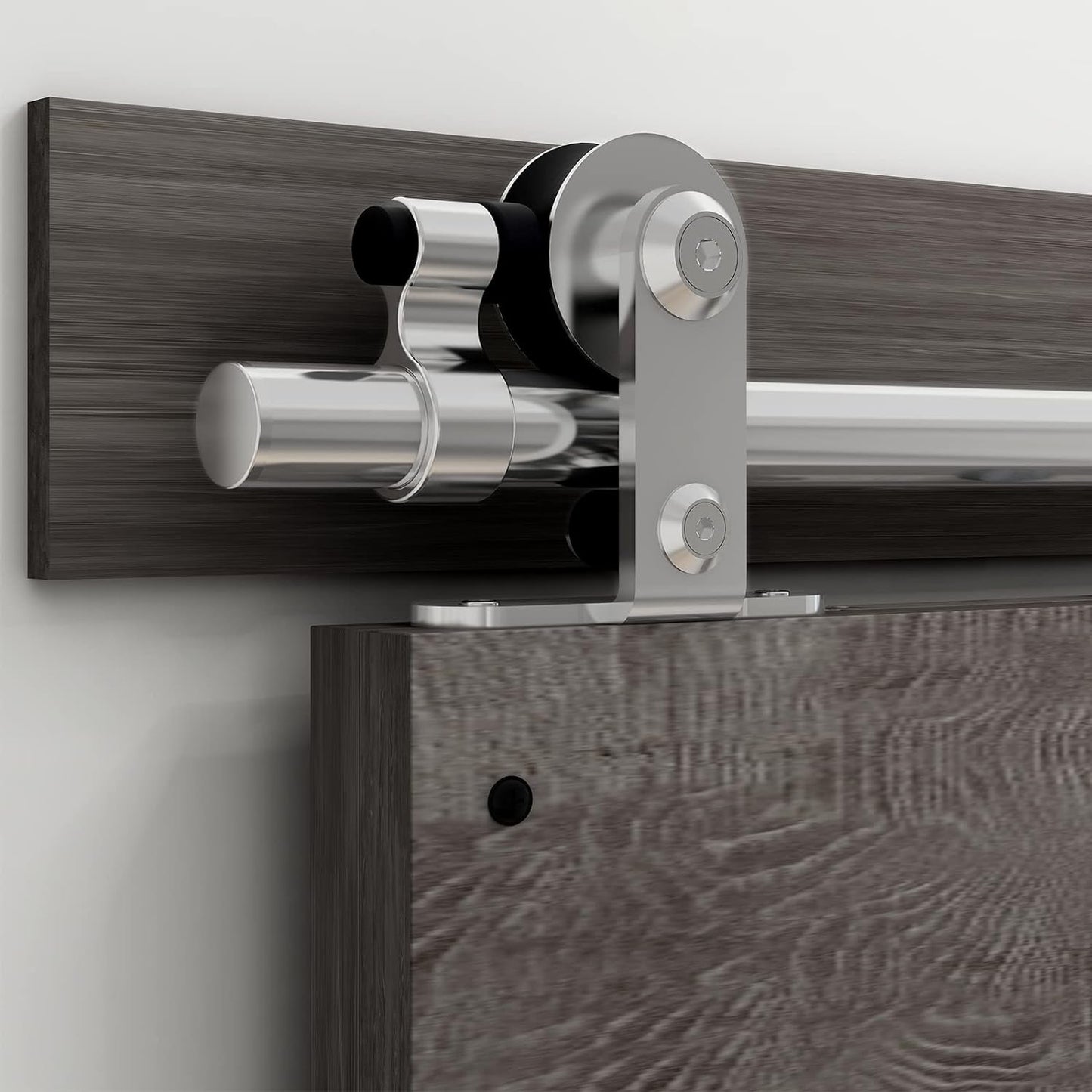 Silver Top Mount - Sleek and Durable Sliding Door Hardware
